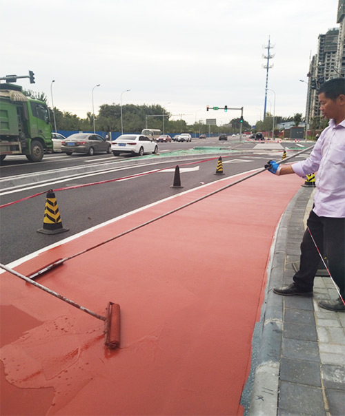 美邦彩色慢行道，為龍湖時代添光彩