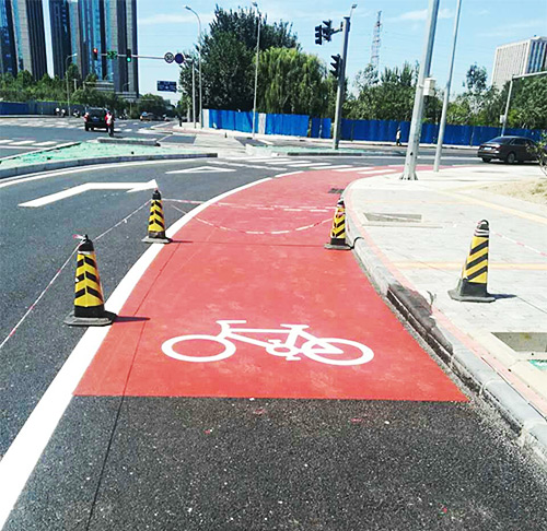 美邦彩色慢行道，為龍湖時代添光彩