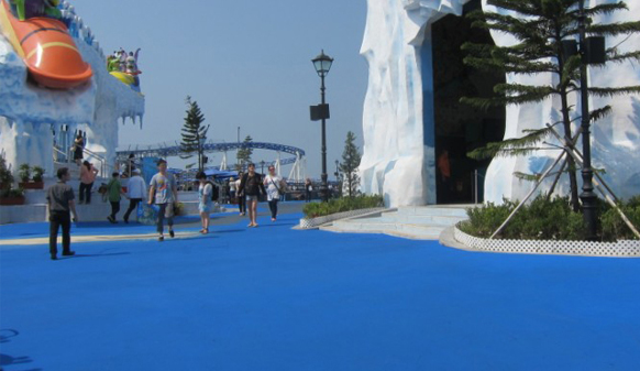 瀝路力水性彩色路面與熱拌彩色瀝青的比較