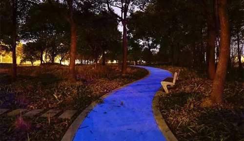 夜光路面 夜光路面