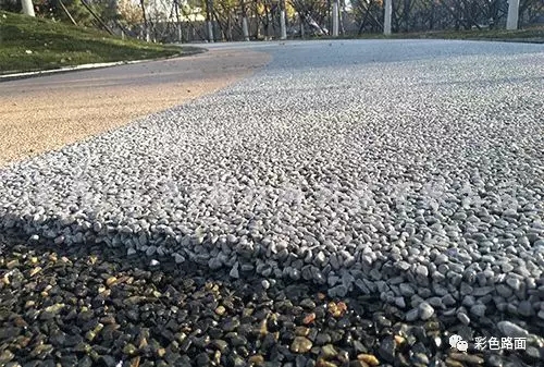 北京世園會(huì)美邦透水膠粘石路面