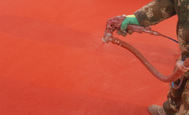 水性彩色瀝青彈涂質感防滑層