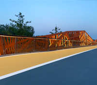 鋼橋彩色鋪裝之驗(yàn)收竣工