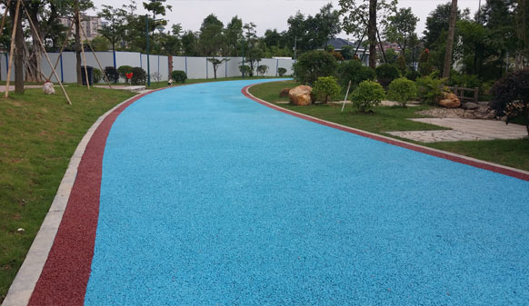 美邦透水路面，帶您飽覽通州綠道兩岸美景